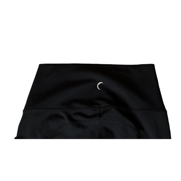 Zyia Active Black Cheetah Print High Rise Crop Womens Light n Tight Stretch Sz 4 - Picture 8 of 8